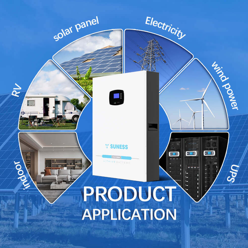 أفضل بطارية ليثيوم شمسية 48 فولت 200 أمبير بطارية احتياطية لتخزين الطاقة للمنزل