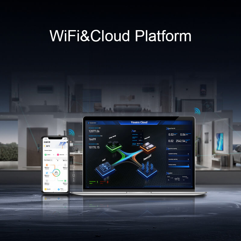 بطارية المنزل مع سحابة