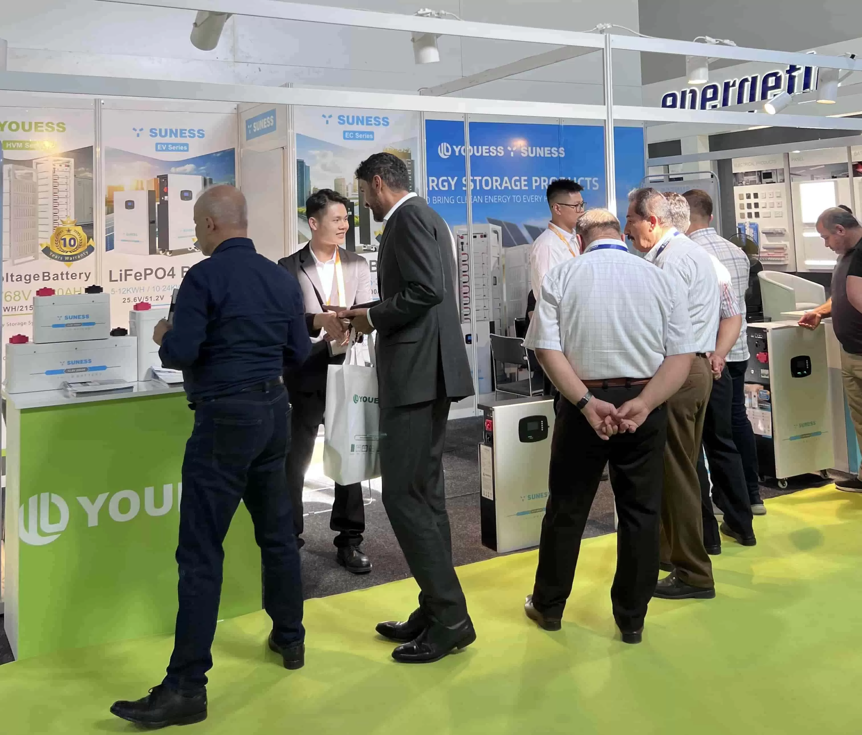 شركة YOUESS تعرض حلول تخزين الطاقة المتقدمة في معرض ENERGY IRAQ 2024