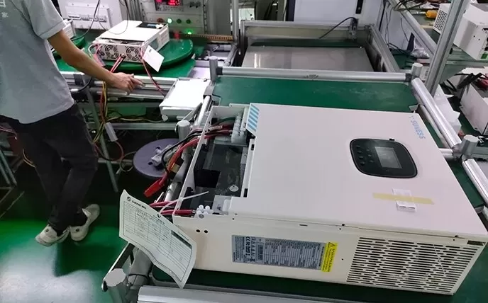 بطارية شمسية تعبئة