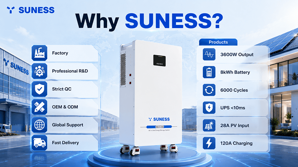 SUN 3600 3.6 كيلوواط | 8 كيلوواط ساعة | 220/230/240VAC