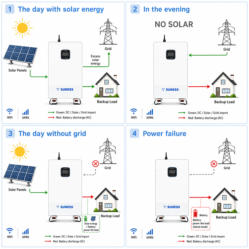 SUN3.6U-5-US 3.6kW | 5kWh | 120Vac ±5%